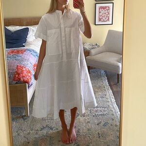 White Goop Dress